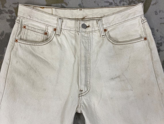 90's USA Vintage Levi's 501 Jeans 33x27 JN 2651 D… - image 3