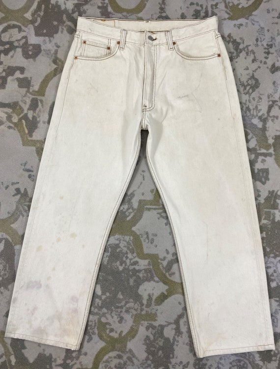 90's USA Vintage Levi's 501 Jeans 33x27 JN 2651 D… - image 1