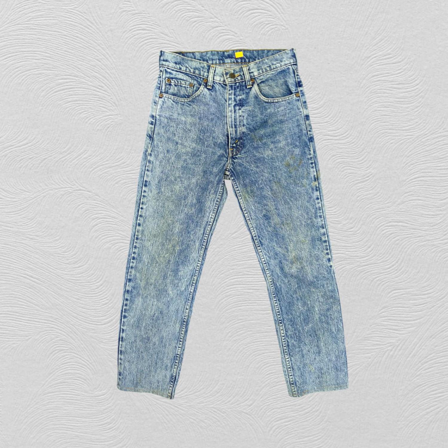 Size 29x28 Vintage Levi's 503 Asid Wash Jeans High Waisted Jeans