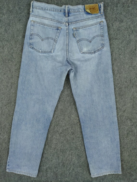 31x27.5 Vintage Levi's 540 Jeans Blue Wash Denim … - image 3
