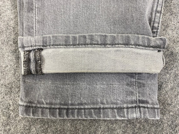 35x32.5 Vintage Levi's 508 Jeans Light Grey Wash … - image 10