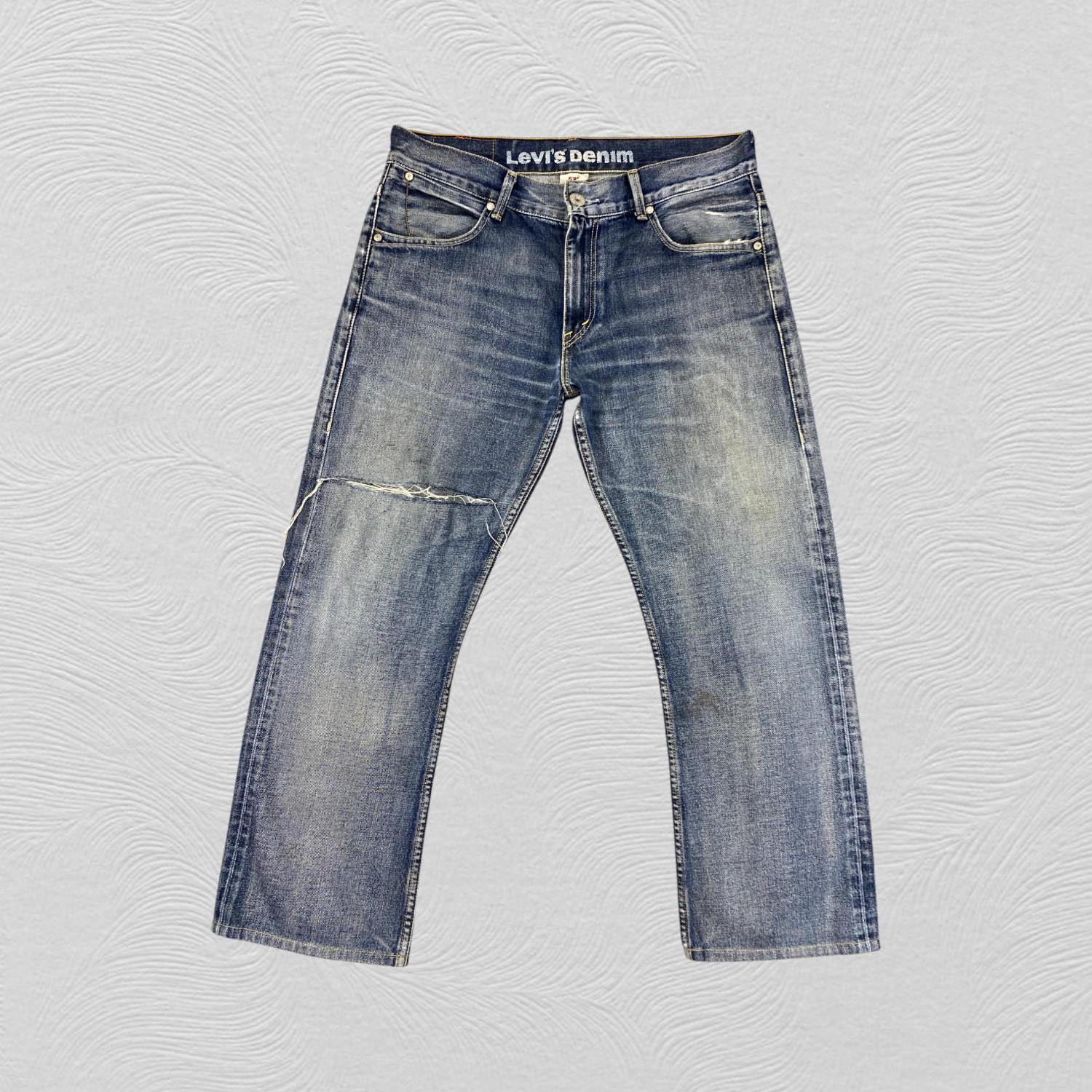 リーバイス ダークブルー デニムパンツ　再構築　523 新品】 Levi's / リーバイス LEVI'S WORKWEAR 565 ダブルニー