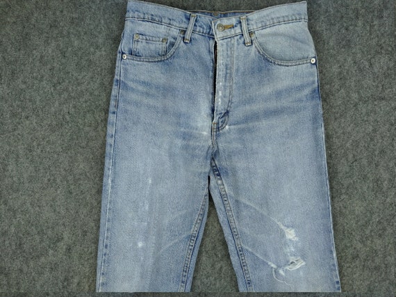 31x27.5 Vintage Levi's 540 Jeans Blue Wash Denim … - image 2