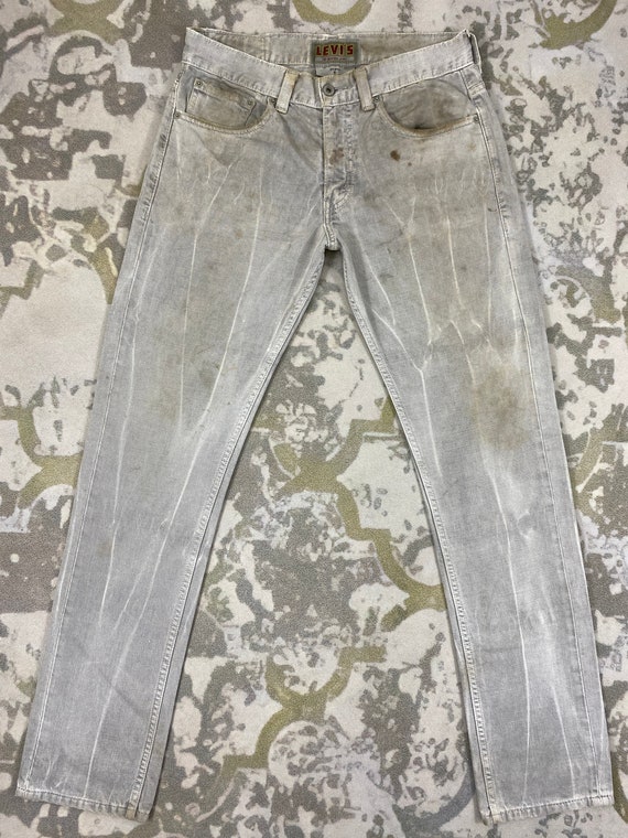 Vintage Levi's 511 Jeans 33x34 Denim JN 2594 Grey Denim | Etsy