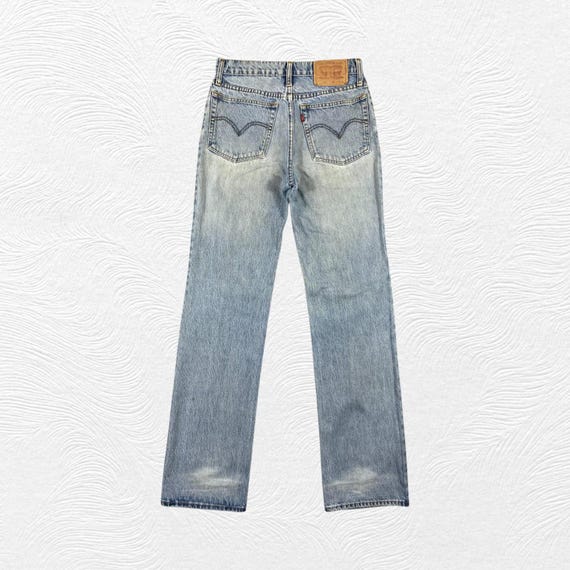 28x32.5 Blue Wash Vintage Levi's 505 Jeans Denim-jn3953 Blue