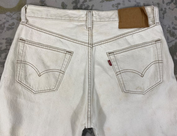 90's USA Vintage Levi's 501 Jeans 33x27 JN 2651 D… - image 4
