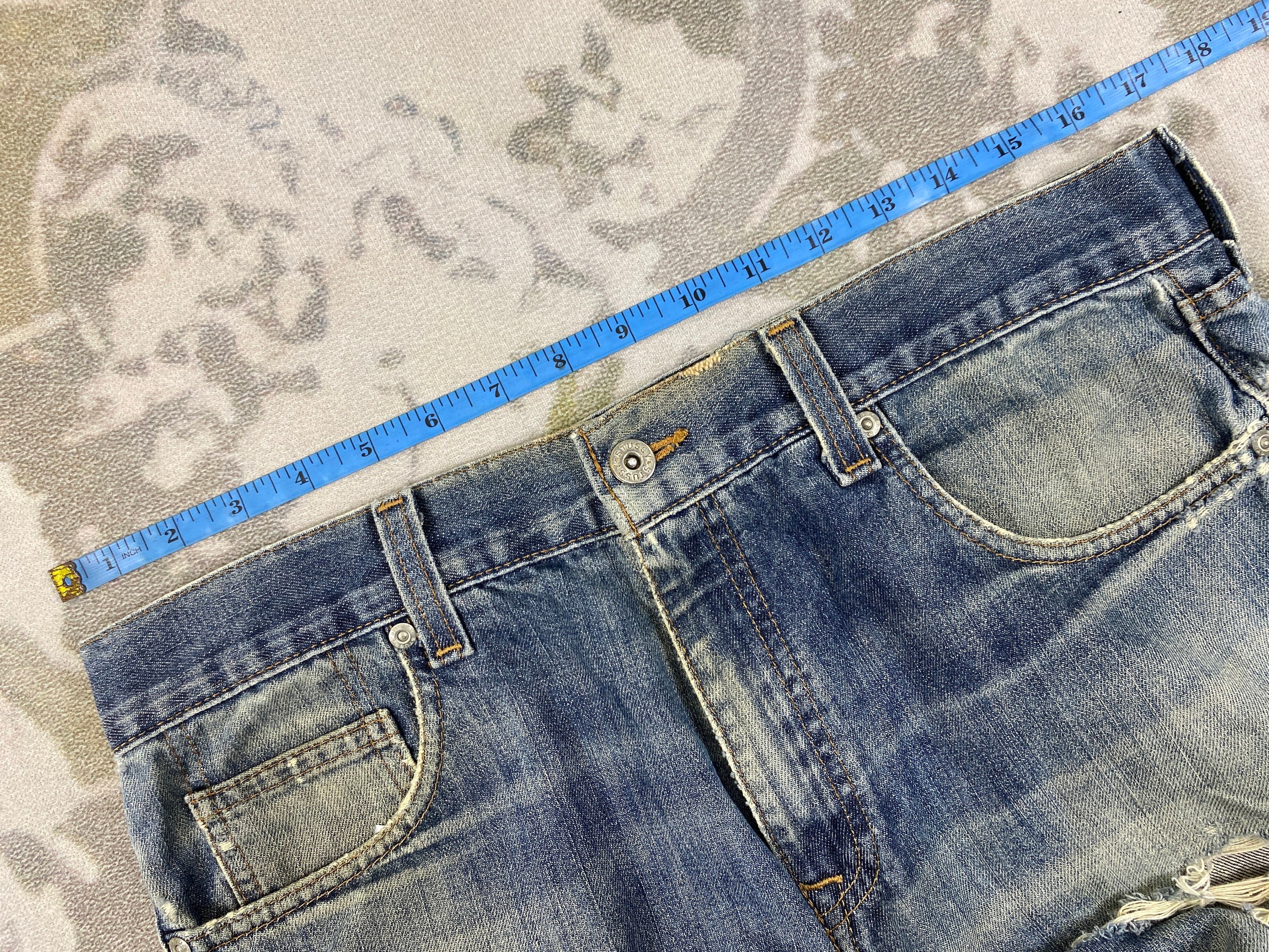 34x31.5 Vintage Stüssy Workwear Jeans 34 Distressed Straight Leg 