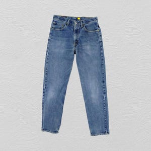 32x35.5 Vintage Levi&#39;s 550 Distressed Blue Denim Red Tab Faded Denim Grunge Style Vintage Denim Unisex Jeans