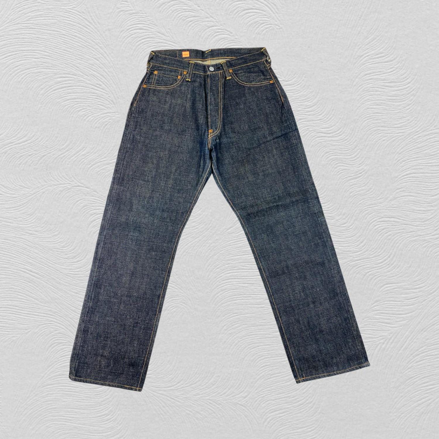 Size 32x30.5 Vintage Evisu Yamane Shootboxing Jeans Made in Japan