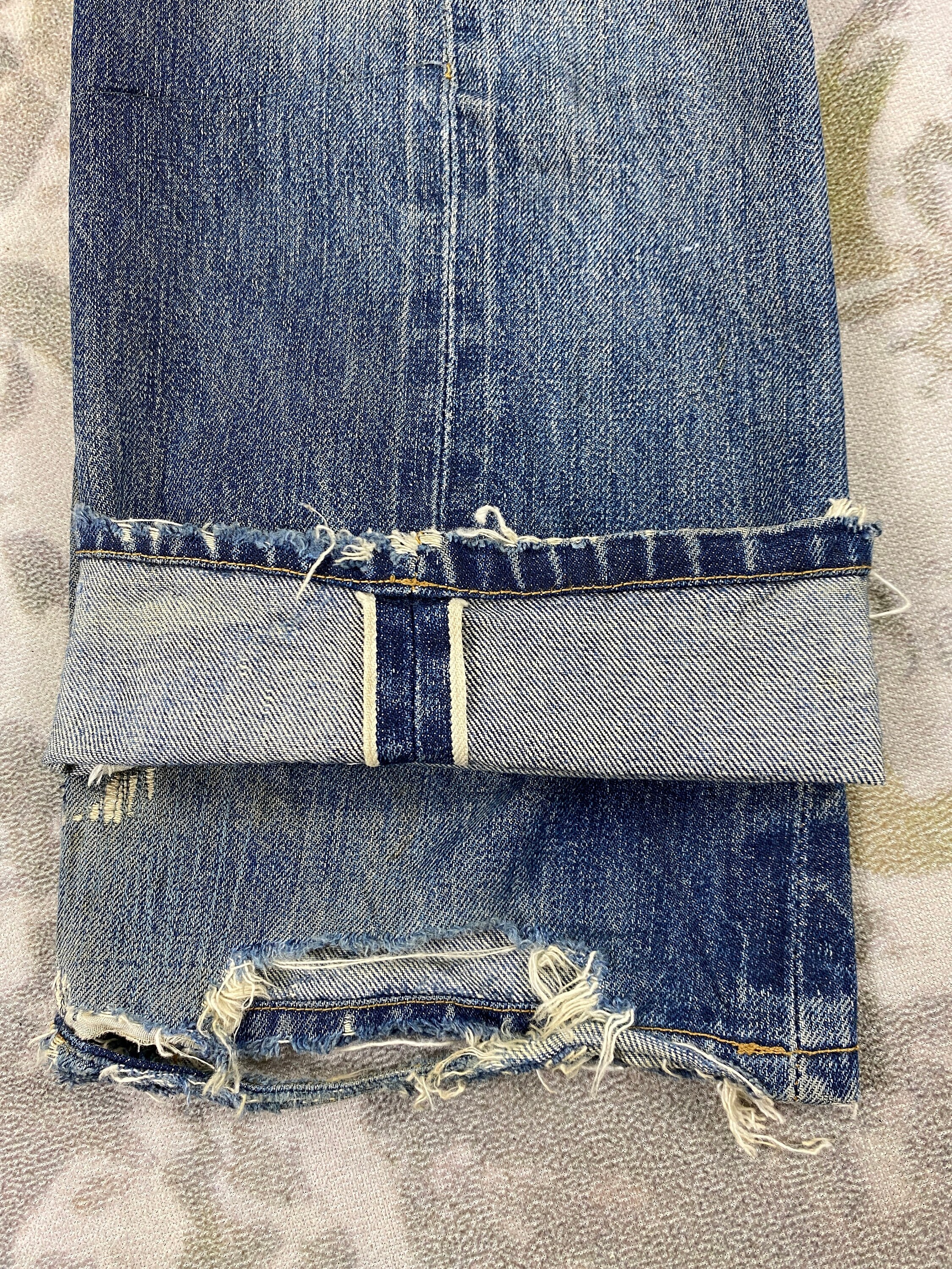 29x29 Selvedge Distressed Blue Vintage Levi's 501 Big E 29x29 Selvedge Distressed Blue Vintage Levi's 501 Big E