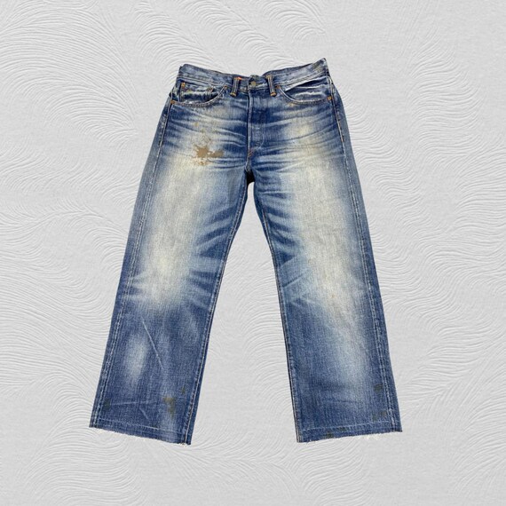 RRL Ralph Lauren Denim Jeans, Vintage Distressed RRL Jeans 