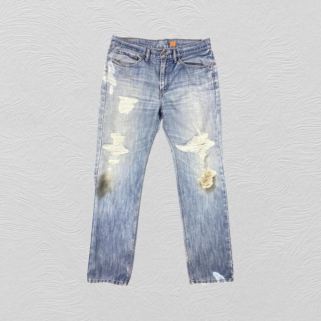 Levi’s Vintage Denim Vintage Levis 553 Distressed Denim Jeans Vintage Levis 553