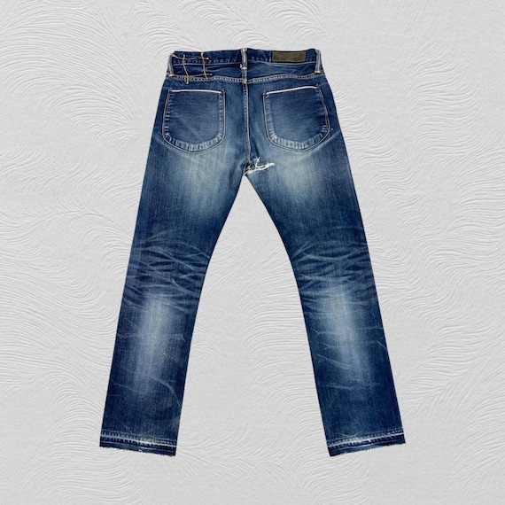 Vintage Kuro Denim Japan Jeans W31 X L28.5 Distressed Selvedge