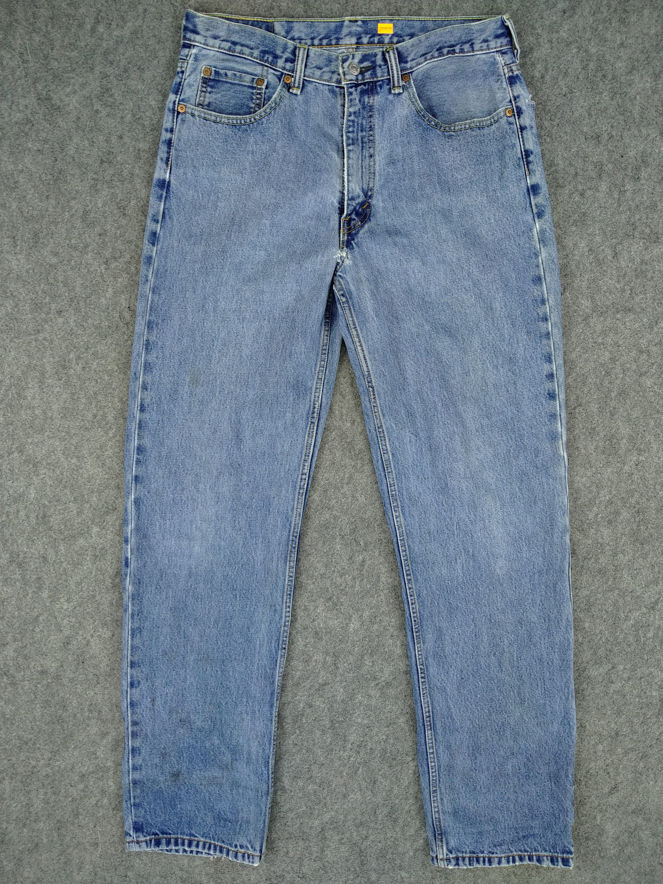 Vintage Levi's 550 Jeans 34x31 Light Wash Denim Red Tab Faded Denim Grunge Style Vintage Denim Unisex Jeans