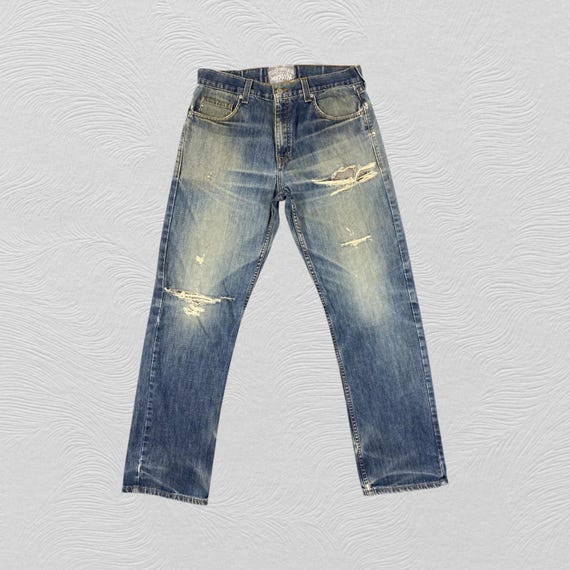 34x31.5 Vintage Stüssy Workwear Jeans 34 Distressed Straight Leg