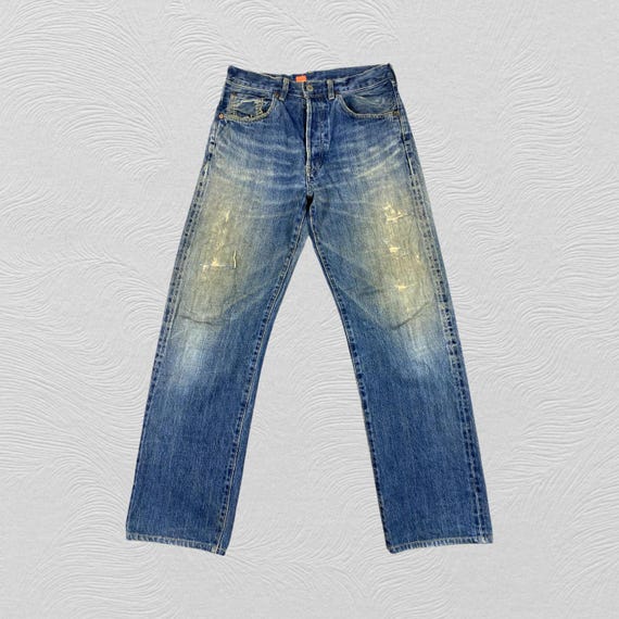 Vintage Levis 502 Selvedge Jeans 29x34, Vintage Levis Jeans