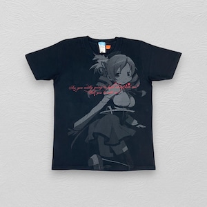 Vintage Puella Magi Madoka Magica T-shirt Mami Tomoe Cospa Japan Anime T-shirt - maat M - Streetwear Esthetic - Gorpcore-stijl