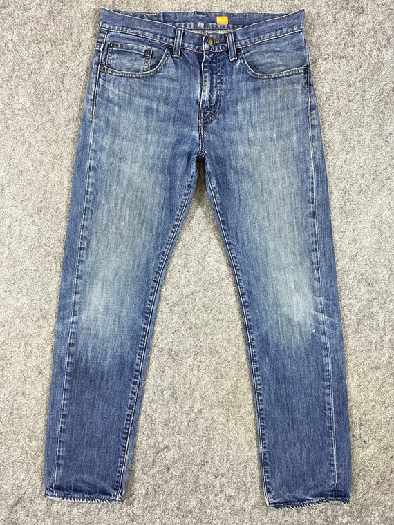 Vintage Levi's 513 Jeans 32x29.5 Distressed Blue Deni… - Gem