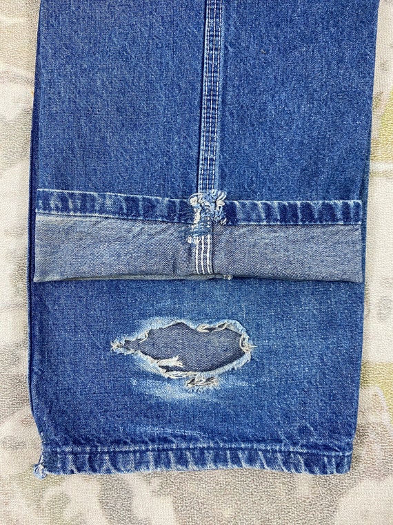 32x29 Distressed Blue Vintage Dickies Carpenter Jeans Denim