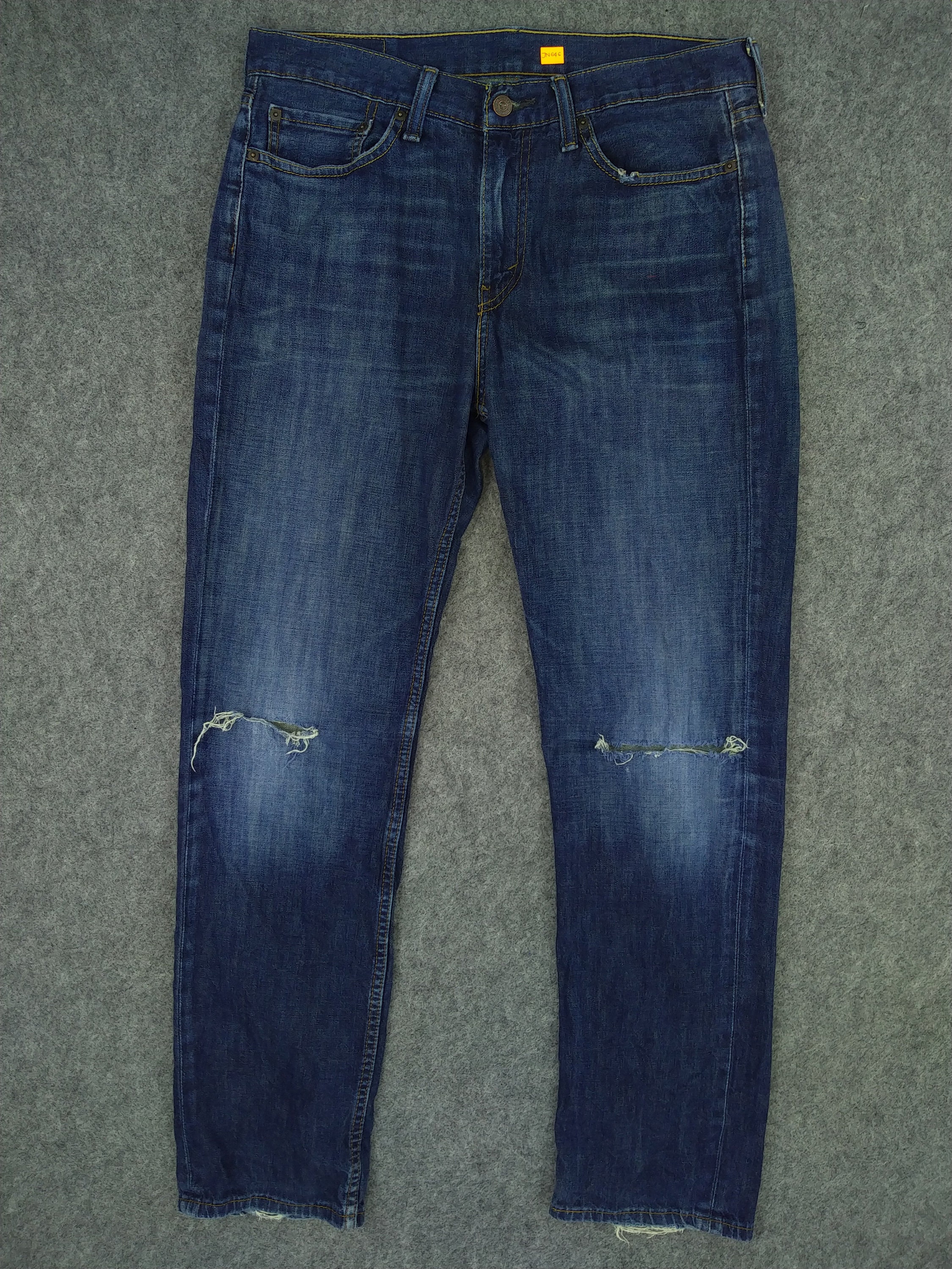 Vintage Levi's 514 Dark Blue Denim 33x32 Red Tab Faded | Etsy