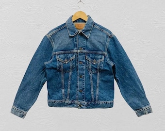 Vintage 90s Levis Type 1 Denim Trucker Jacket Size 40 - Etsy
