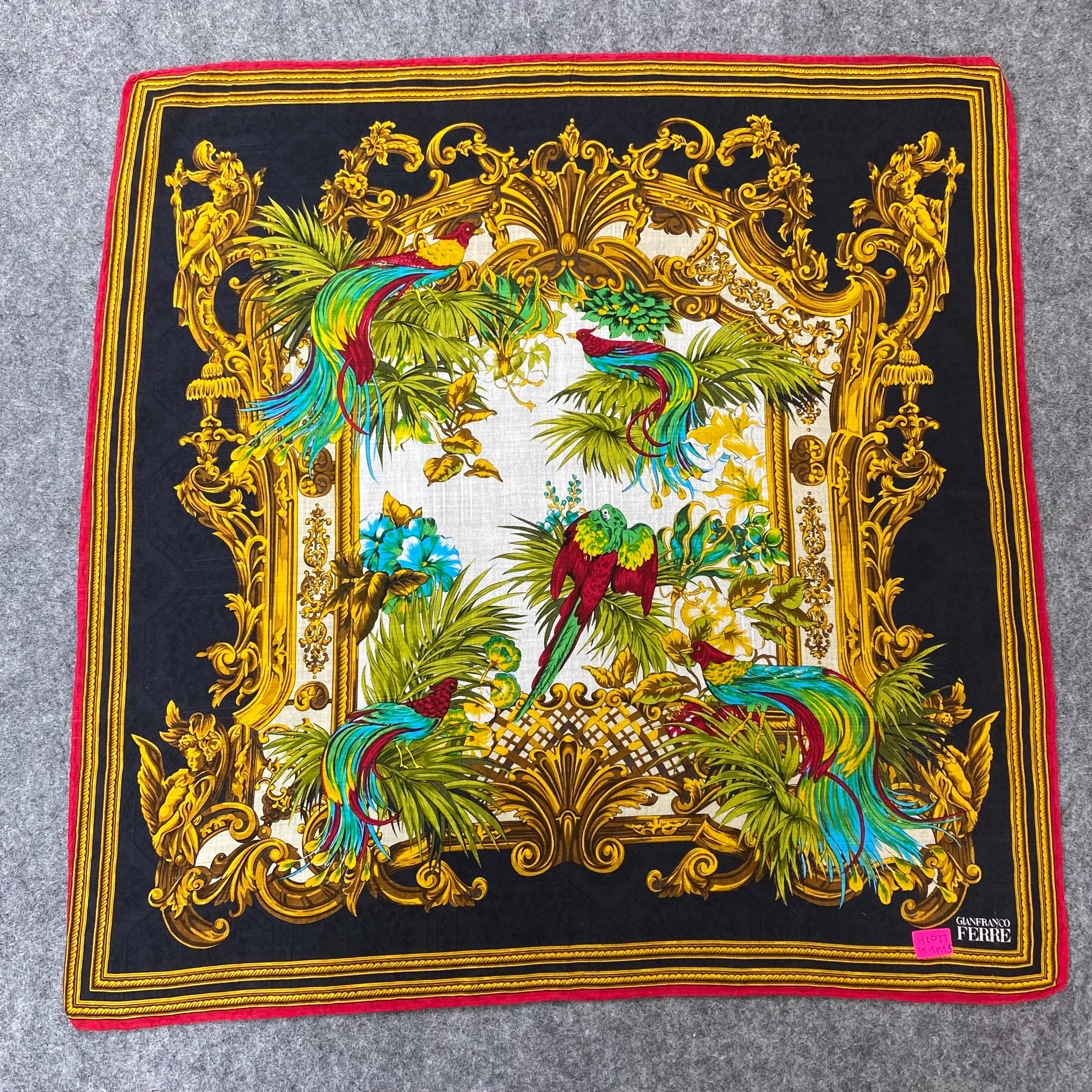 Gianfranco Ferre Silk Scarf - Etsy