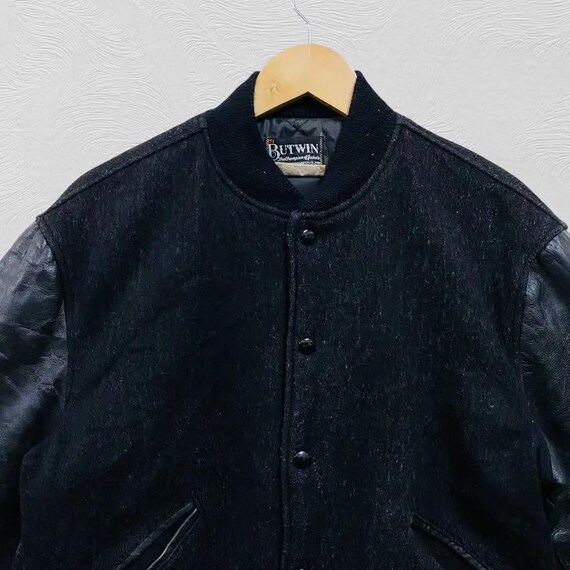 Vintage 80s Butwin Varsity Jacket Wool Stadium Jacket Vintage