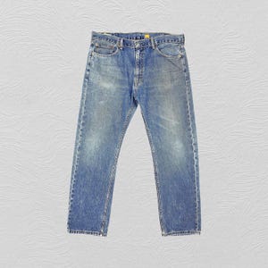 38x31 Vintage Levi's 505 Jeans Blue Denim Red Tab Faded Denim Grunge Style Vintage Denim Unisex Jeans
