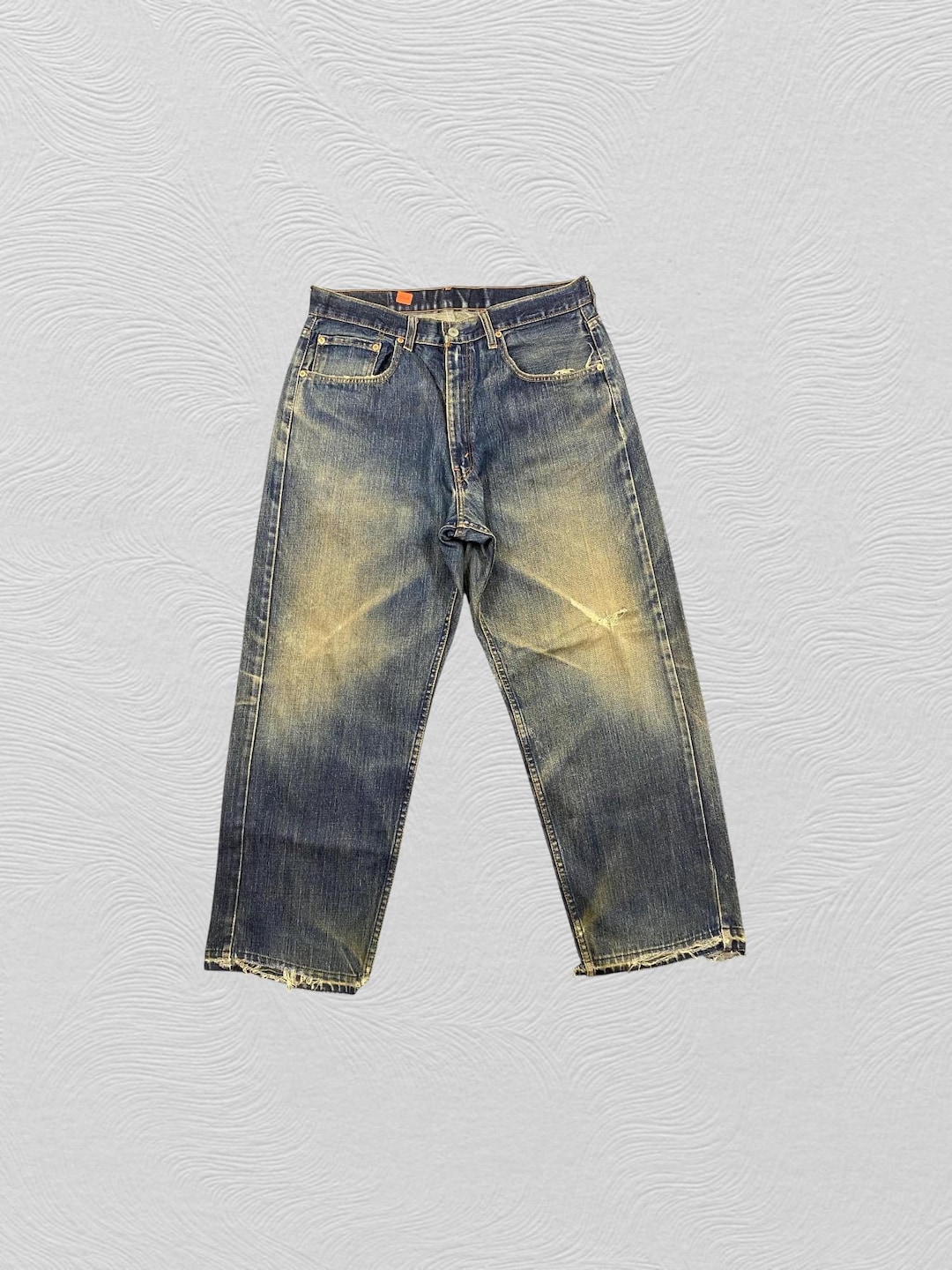 Size 33x29 Vintage Levis 569 Loose Straight Leg Jeans Distressed