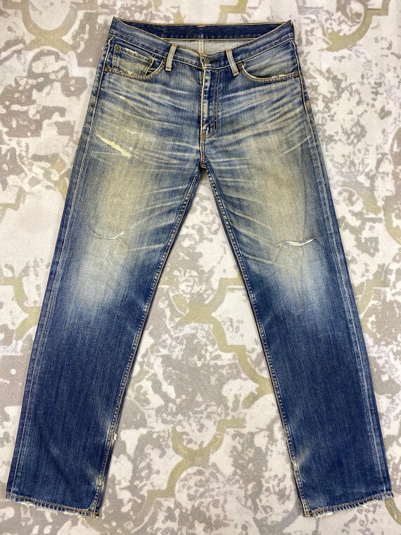 34x33 Distressed Blue Vintage Levi