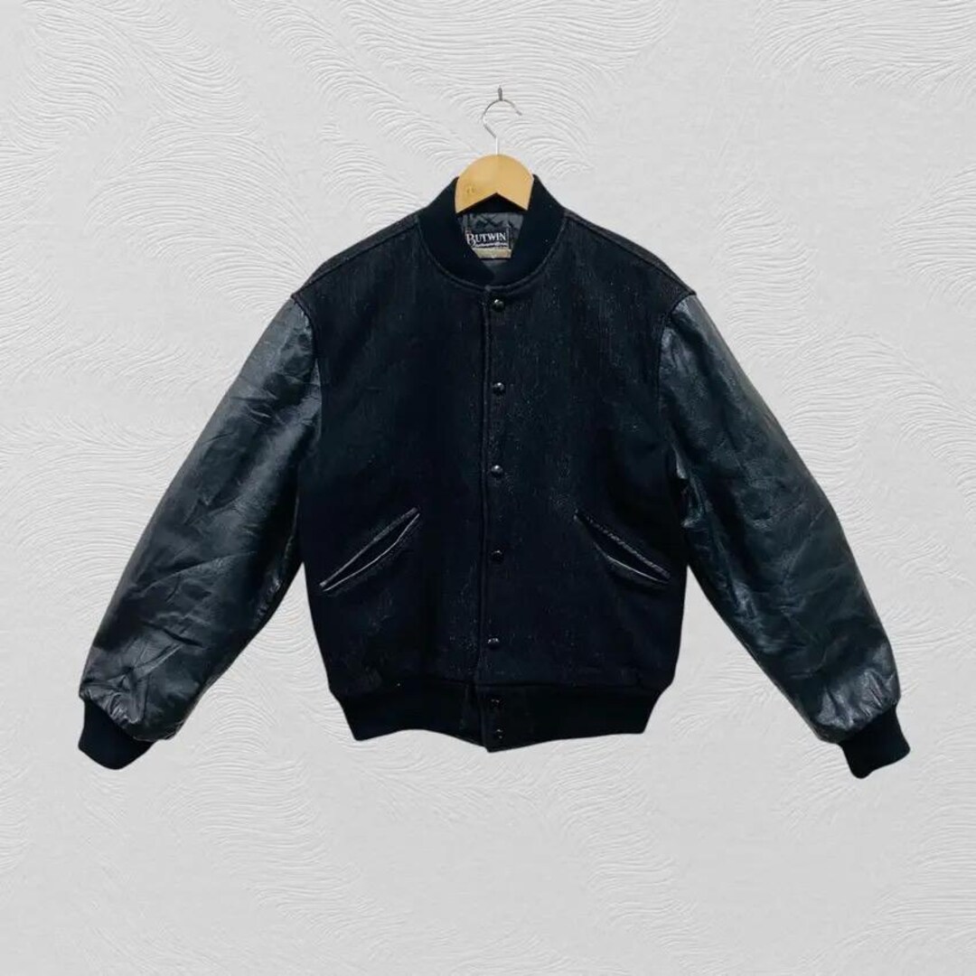 80s butwin スタジャン usa vintage Vintage 80s Butwin Varsity Jacket Wool Stadium Jacket Vintage
