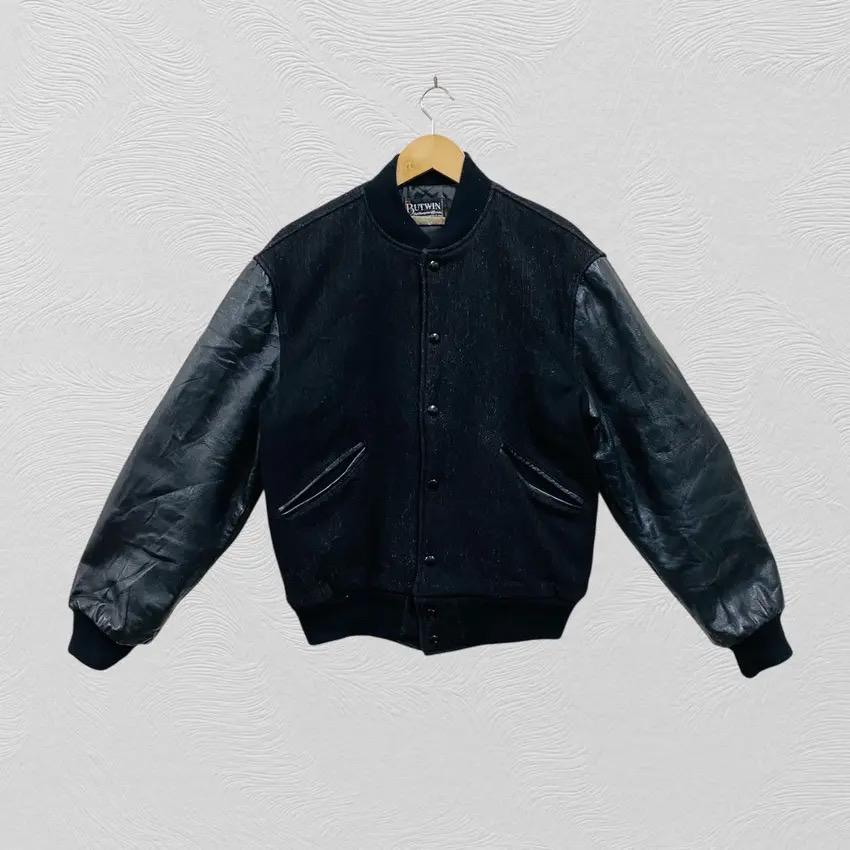 BUTWIN / 80's black stadium jacket 【公式ショッピングサイト】