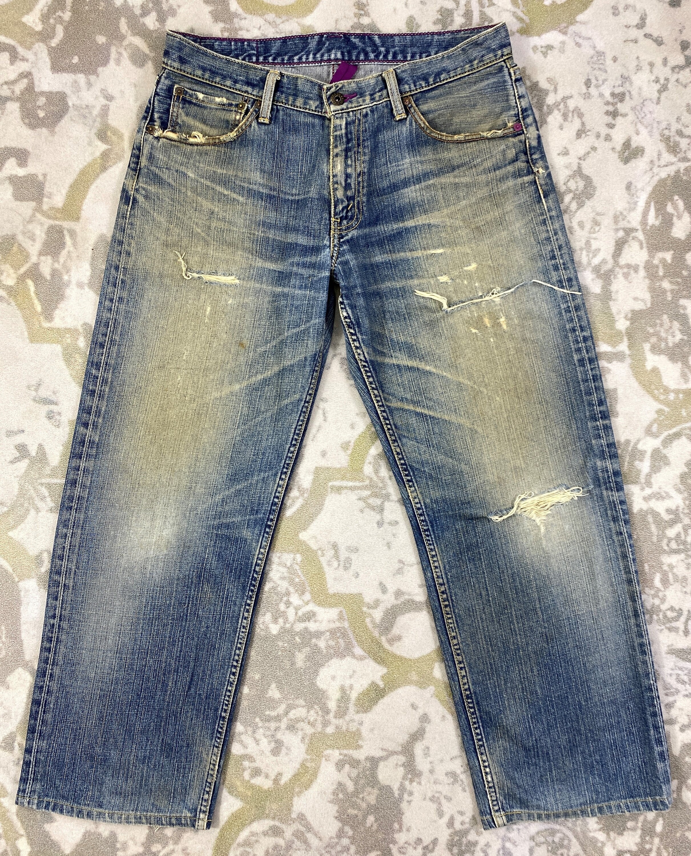 35x27.5 Dirty Blue Vintage Levis 503 Jeans - JN 2873 Denim