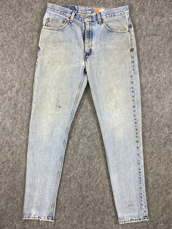 Vintage Levi's 512 Slim Jeans 31x32 Light Blue Wash Denim - Etsy