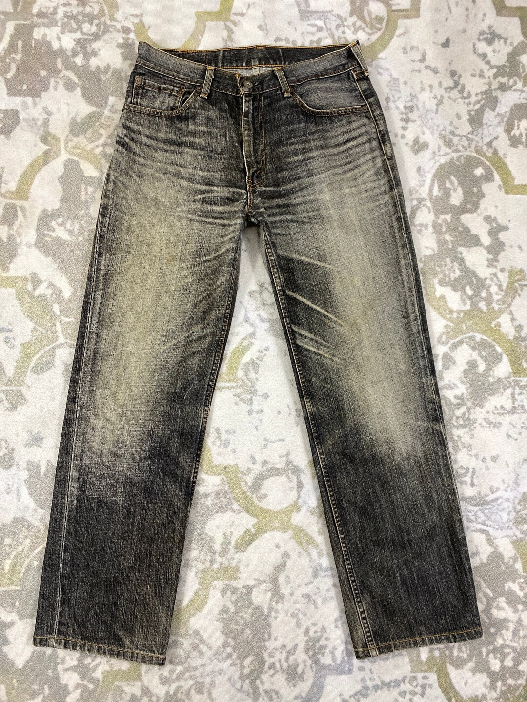 Vintage Levis 502 Jeans 31x29.5 JN 2905 Denim Blue - Etsy