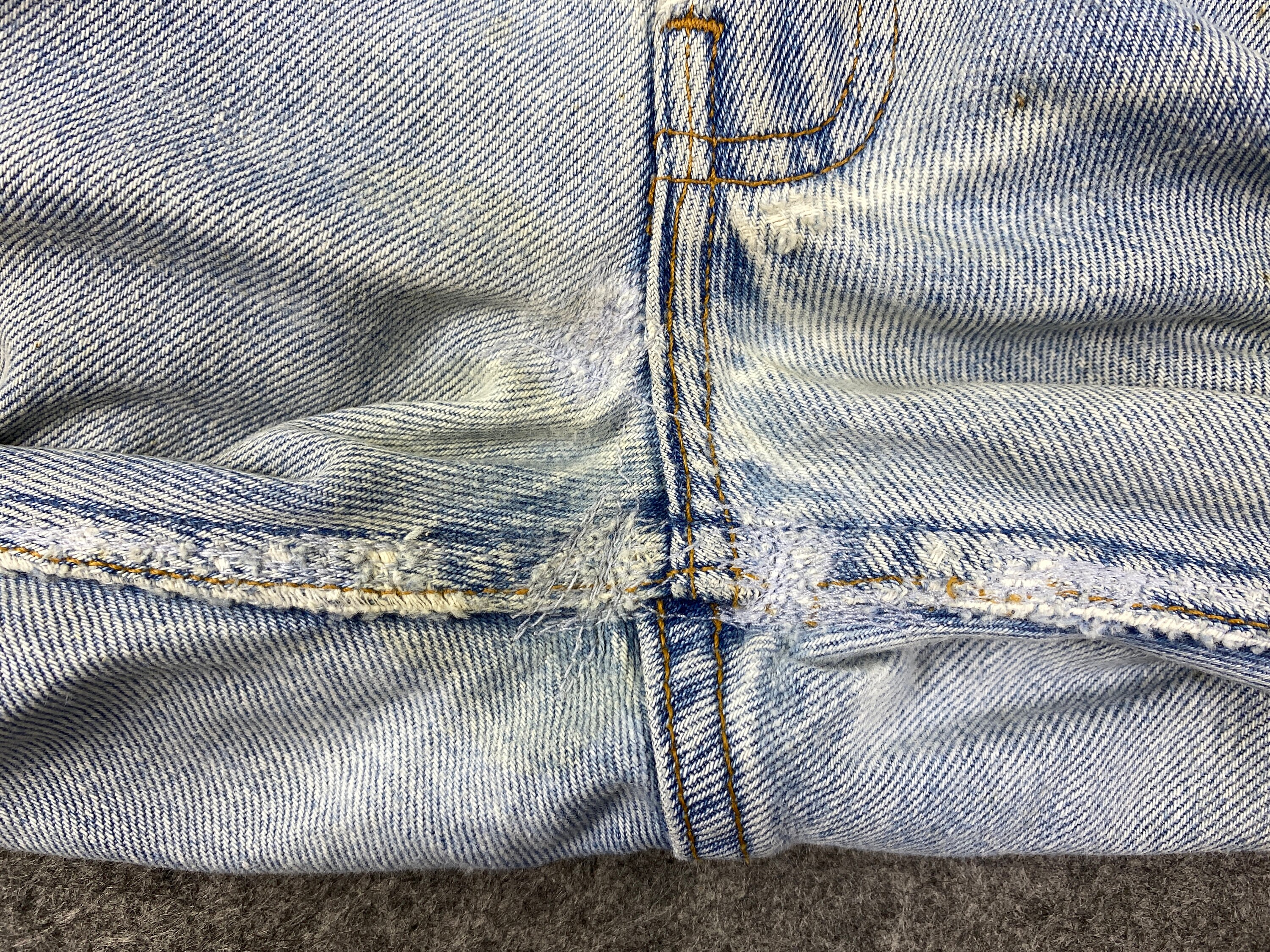 30x31 Vintage Levi's 501 Jeans Light Blue Wash Denim Red - Etsy