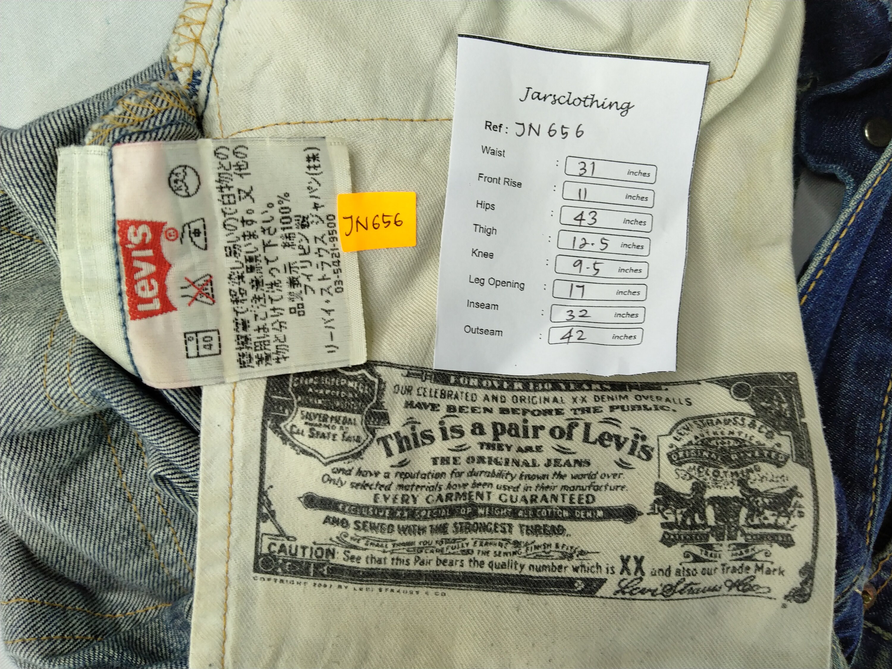 Vintage Levi's 501 Jeans | 90s Made in Philippines | Men's W31 L32