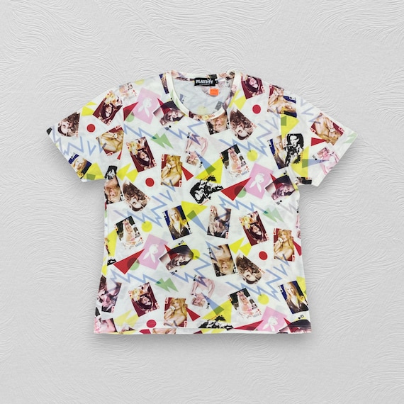 Vintage Playboy X Hysteric Glamour All Over Print T-shirt | Rare