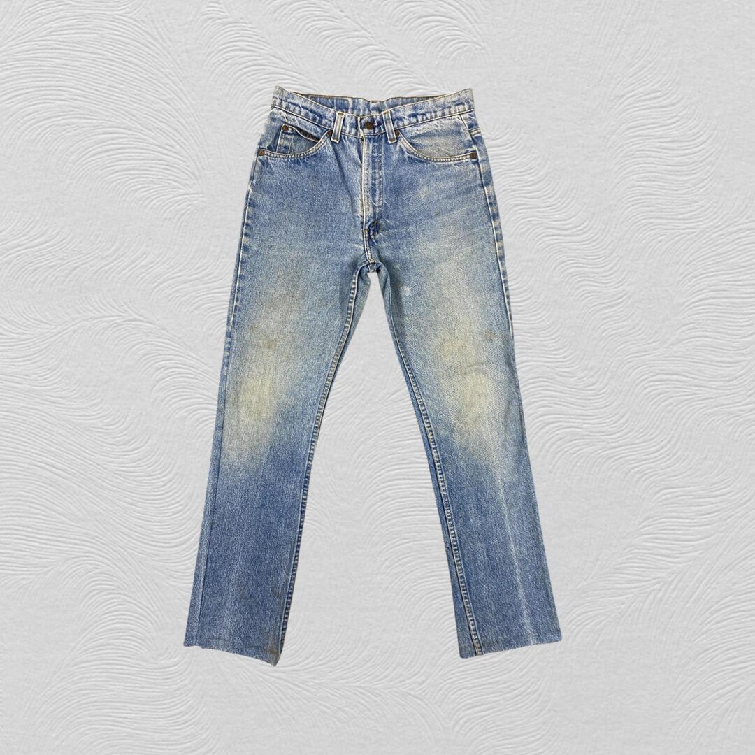 Levi’s Vintage Denim 30x29.5 Distressed Vintage Levi's Jeans Orange Tab Denim JN3495