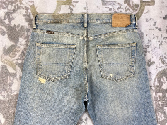 32x30 Vintage Distressed Hollister Flare Jeans - … - image 4