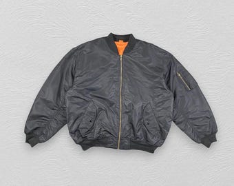 Vintage Japanese Brand Jacket Field Core Bomber Jacket Flight