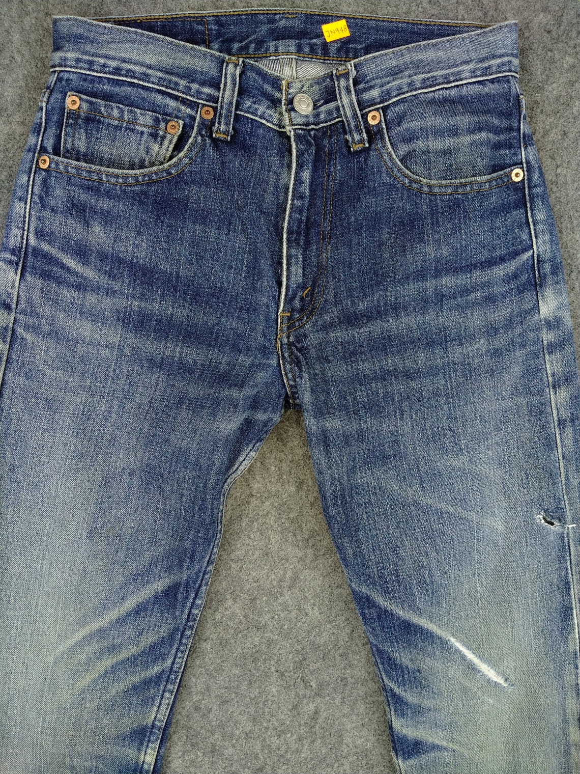 Vintage Levi's 532 Jeans 28x31 Distressed Blue Denim Red | Etsy