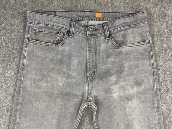 35x32.5 Vintage Levi's 508 Jeans Light Grey Wash … - image 2