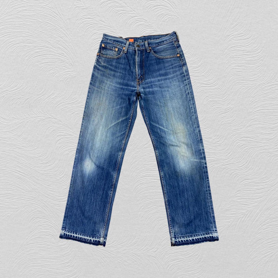 31x29 Faded Blue Vintage Levi's 502 Jeans Denim- JN3713 Blue