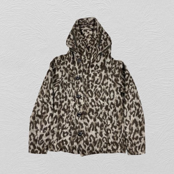 クリスマスツリー特価！ Fleece Hoodie Leopart Mart Tornado Vintage Jacket Small Fit トップス