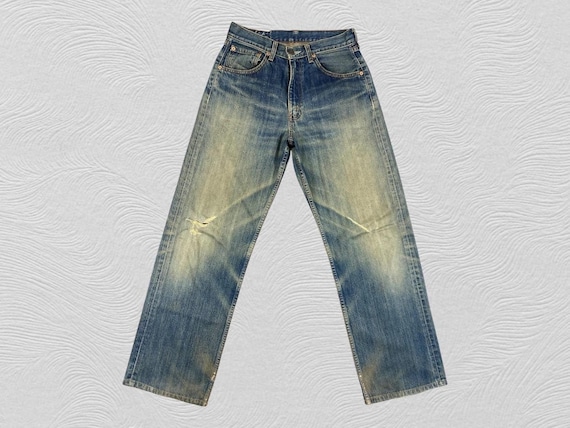 28x30.5 Dirty Distressed Vintage Levi's Jeans SJ189 Denim