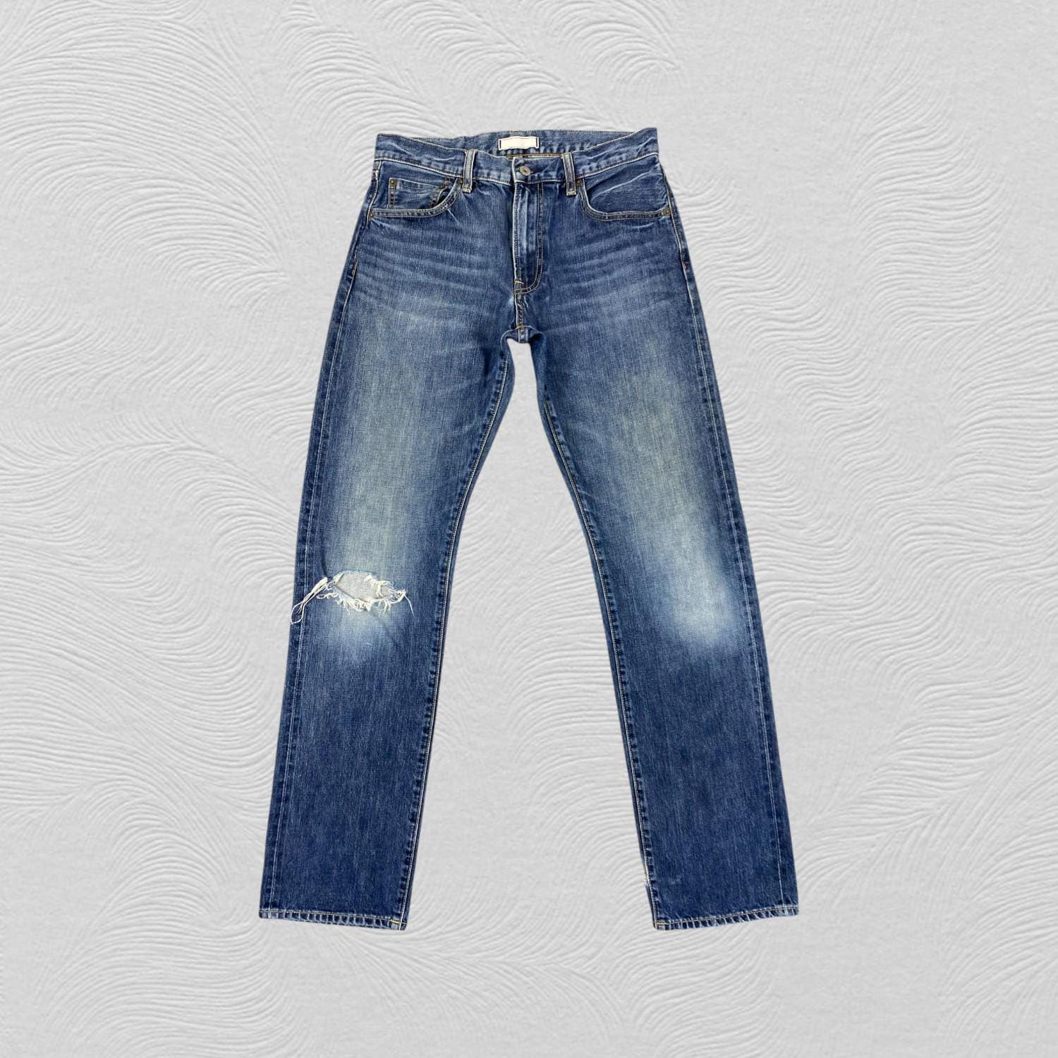 31x32 Selvedge Distressed Blue Vintage Japanese Jeans Denim