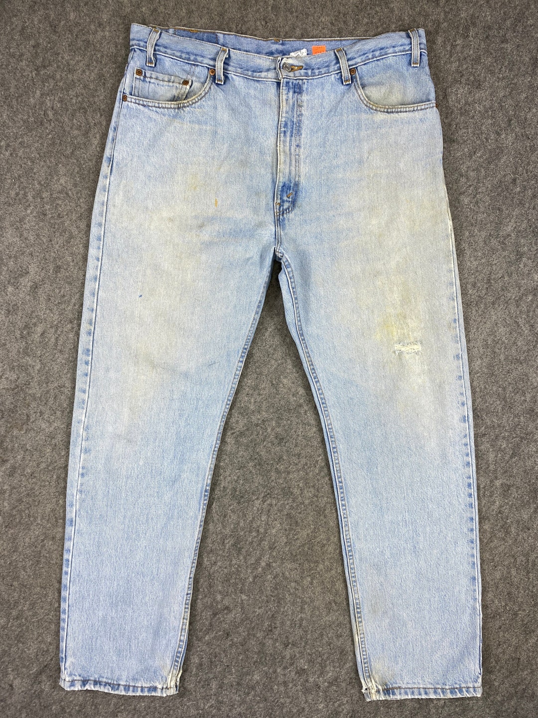 38x31.5 90's Vintage Levi's 505 USA Jeans Light Blue - Etsy
