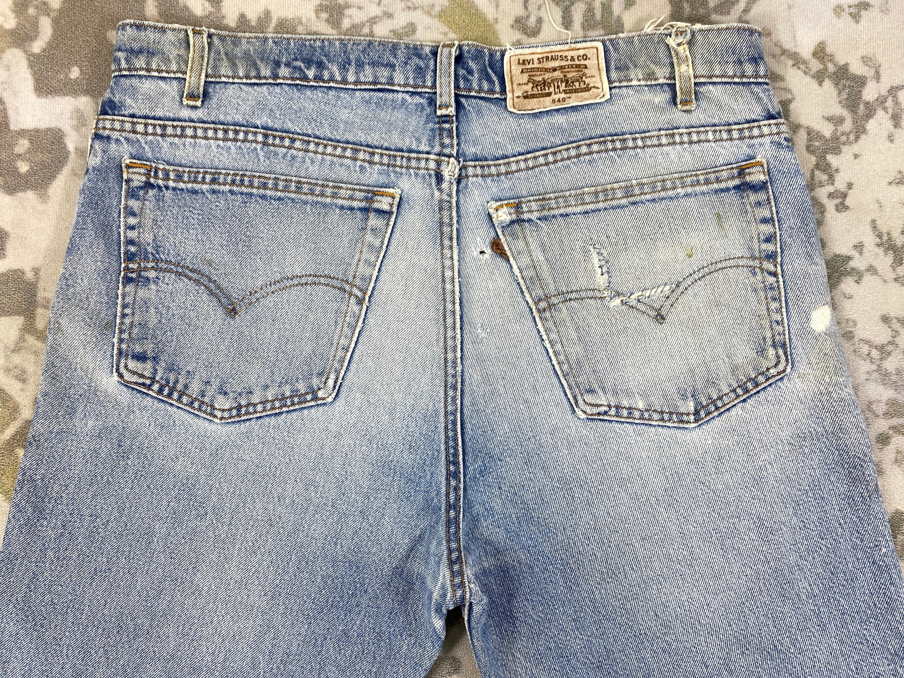 39x33 Rare Wash Vintage Levi's 912 Jeans JN 1916 Denim