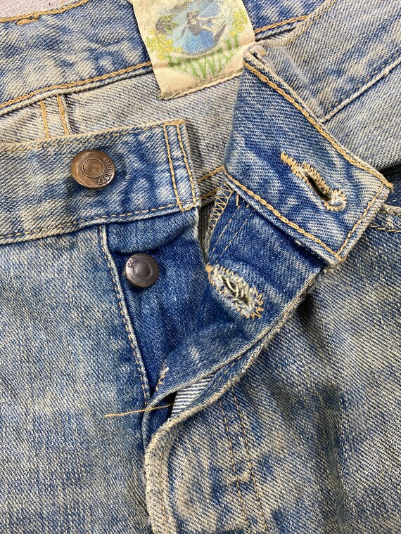 32x30 Vintage Distressed Hollister Flare Jeans - … - image 6